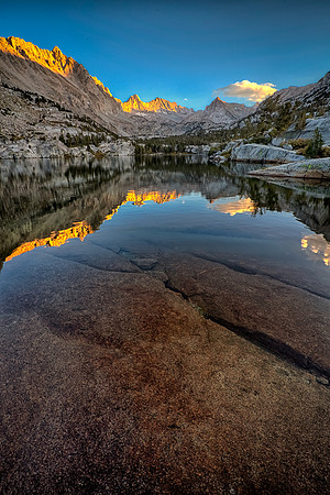 Blue Lake Sunset, Sabrina Basin