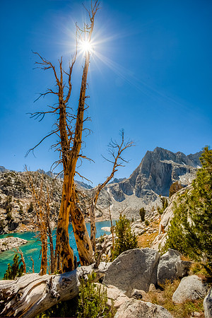 High Noon over Hungry Packer Lake, Sabrina Basin