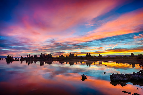Colorful Morning, Mono Lake