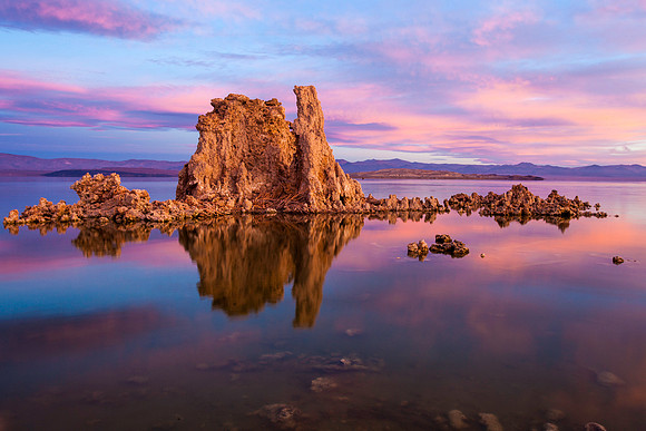Pastel Sunrise, Mono Lake