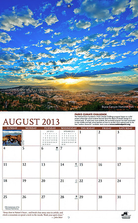 August 2013 Spread - NPF Calendar