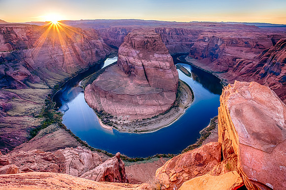 Last Golden Rays of Sunshine, Horseshoe Bend