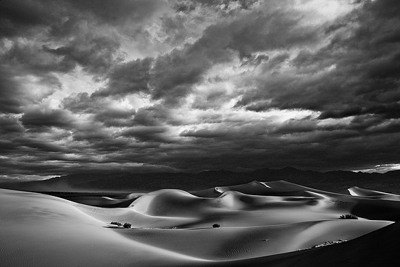 Rolling Sand Dunes B&W