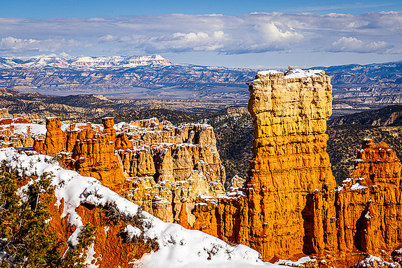 Snowy Ledge, Bryce Canyon NP