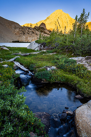 Outlet Pool Behind Hilton Lake #3, John Muir Wilderness