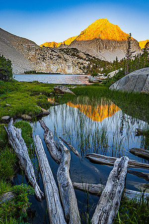 Sunrise Over Hilton Lake #3, John Muir Wilderness