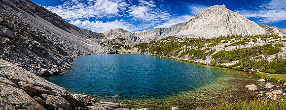 Hilton Lake #5 Panorama, John Muir Wilderness