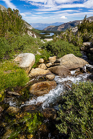 Hilton Lake #5 Outlet to Davis Lake, John Muir Wilderness