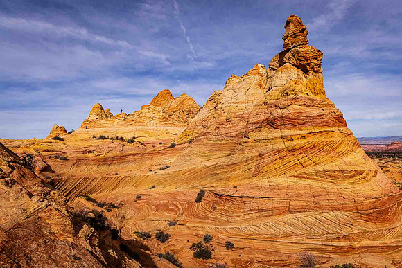 Hiking Down, Coyote Buttes South, Paria Canyon-Vermillion Cliffs