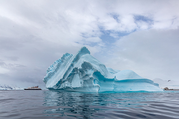 Island Sky and Iceberg