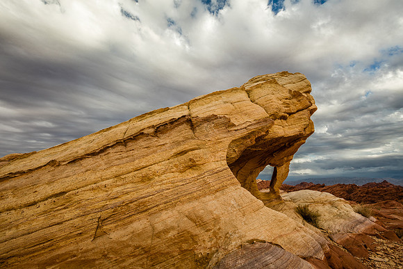 Strom Building Over Fire Canyon, Valley of Fire