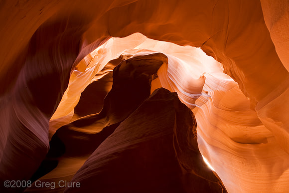 Cathhedral Bend Upper Antelope Slot Canyon