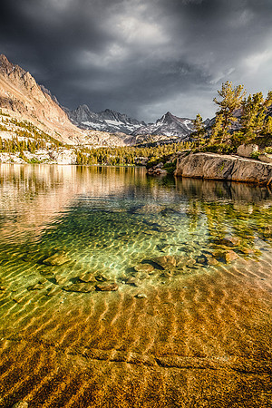 Sunlight Ripples, Blue Lake