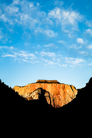 West Temple Sunrise, Zion NP