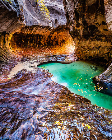 Subway Light, Zion NP