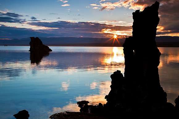 Tufa Silloutte, Mono Lake