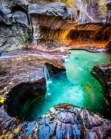 Subway Plunge Pool, Zion NP