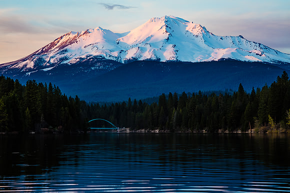 Last Light on Mt. Shasta