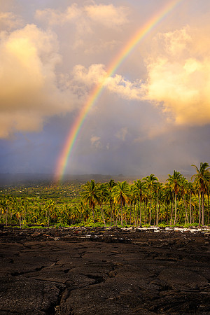 Sunset Rainbow, Hawaii