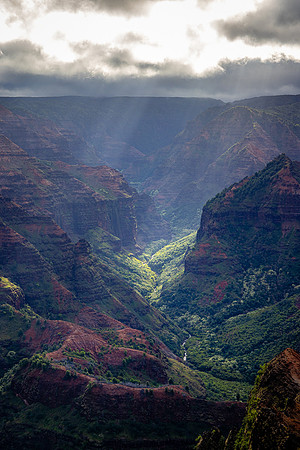 Valley Spot Light, Waimea Canyon, Kauai