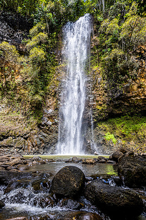 Secret Falls and Plunge Pool, Kauai
