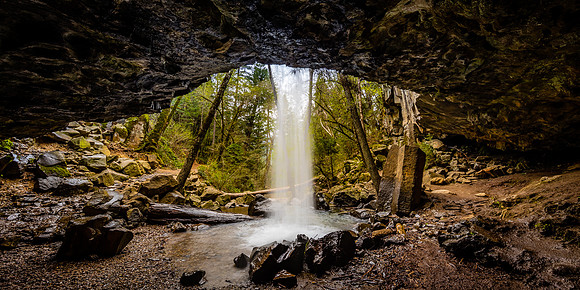 Behind Hedge Creek Falls, Dunsmuir