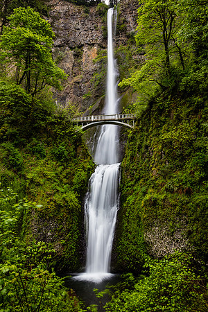Upper and Lower Multnomah Falls, Columbia River Gorge