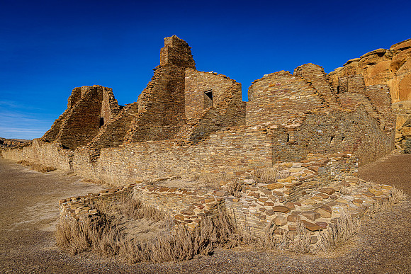 Coner of Pueblo Bonita, Chaco Culture National Historical Park