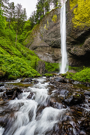 Creekside at Latourell Falls, Columbia River Gorge