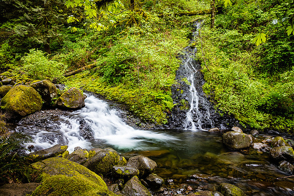 Creek Above Triple Falls, Columbia River Gorge