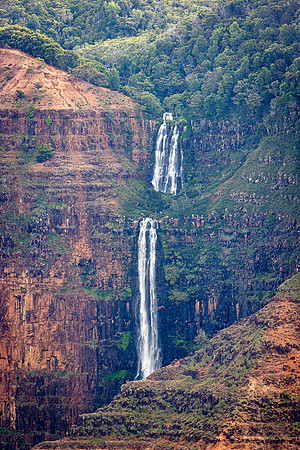 Waipo'o Falls from Waimea Canyon Lookout, Kauai