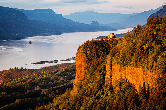 Crown Point Sunset, Columbia River Gorge