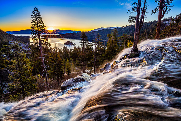 Eagle Falls Sunburst, Lake Tahoe