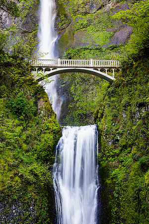 Benson Bridge at Multnomah Falls, Columbia River Gorge