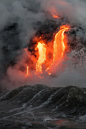 Lava Meets Ocean, Hawaii