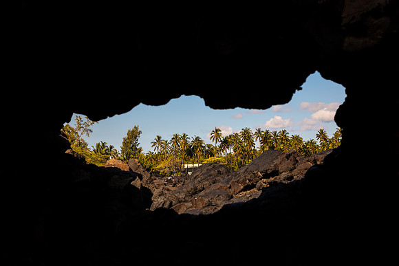 Lava Cave, Kiholo Bay, Hawaii