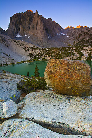 Temple Crag Towering Over Second Lake