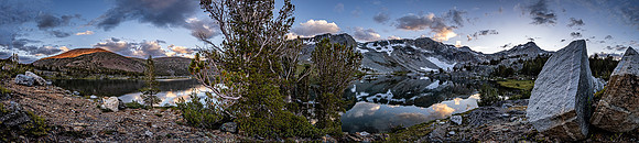 Greenstone Lake Near 360º Pano, 20 Lakes Basin Loop