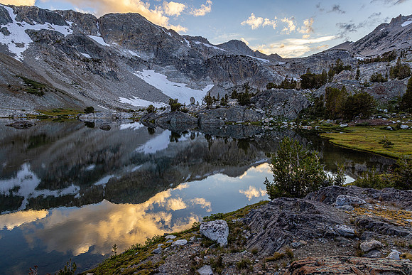 Greenstone Lake Sunset, 20 Lakes Basin Loop
