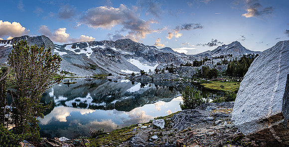 Greenstone Lake 180º Pano, 20 Lakes Basin Loop
