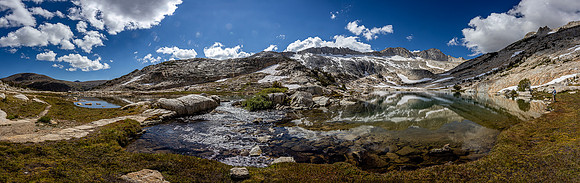 Fishing Connes Lakes Pano, Hall Natural Area
