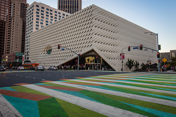 Colorful Walkway to The Broad