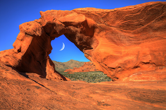 Arch Rock Moonscape, Valley of Fire SP