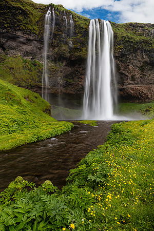 Seljalandsfoss and Stream