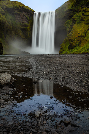 Skógafoss Relection