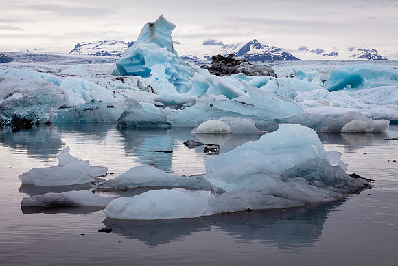 Icebergs at Jökulsárlón