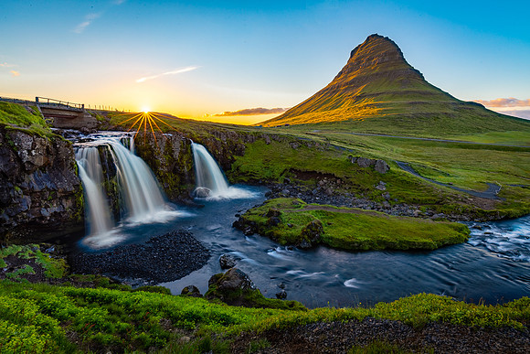 Kirkjufellfoss Starburst