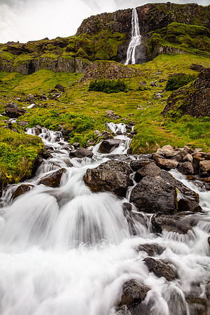 Bjarnarfoss and Stream