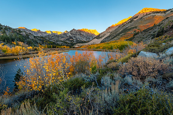 First Light Above North Lake, Bishop Creek Drainage