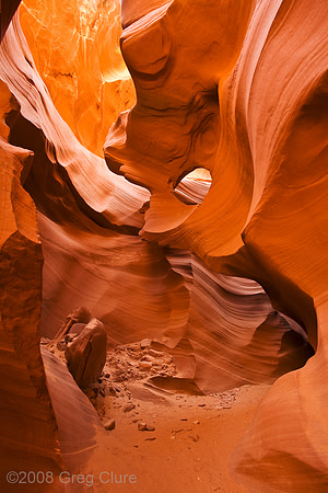Hole-in-the-wall Lower Antelope Slot Canyon